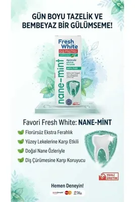 GLONAR DİŞ ETİ SORUNLARI İÇİN NANE MİNT DİŞ PASTASI