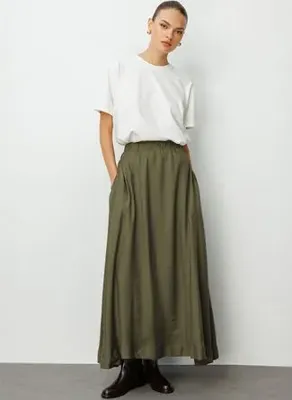 Mizalle Haki Kadın Etek M1MZ1010110118