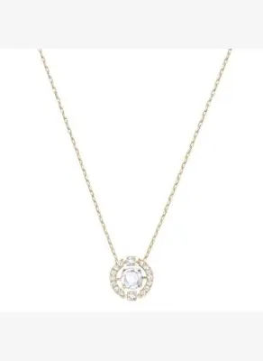 Swarovski 5272364 Swarovski Kolye Sparkling Dc:Necklace Czwh/Cry/Ros