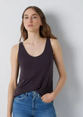 Mavi (Tencel™) Modal Karışımlı Kahverengi Atlet