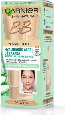 Garnier Hyaluronik Aloe Oil Free BB Krem - Orta Ton