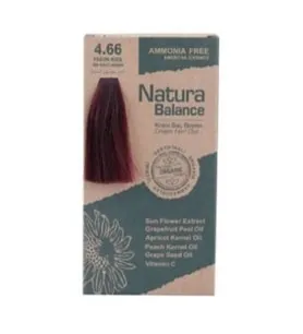 Natura Balance Organıc Saç Boyası 4.66 Yoğun Kızıl