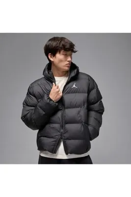 JORDAN Brooklyn Puffer Jacket Erkek Siyah Mont HV0532-010 PASHA GİYİM