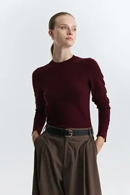 Antioch Basic Düz Triko Kazak
