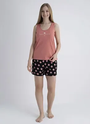 Sixteensixty Siyah Kadın Pijama Şort 403SIX-1117-075