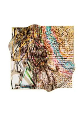 Pierre Cardin Sarı Kadın Geometrik Eşarp 8861230361