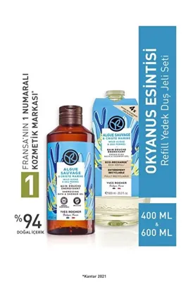 Yves Rocher Okyanus Esintisi Refill Yedek Duş Jeli Seti-9916710