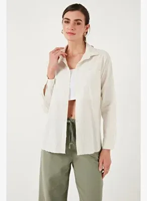 Lela Pamuklu Regular Fit Cepli Gömlek Kadın GÖMLEK CF25S16992