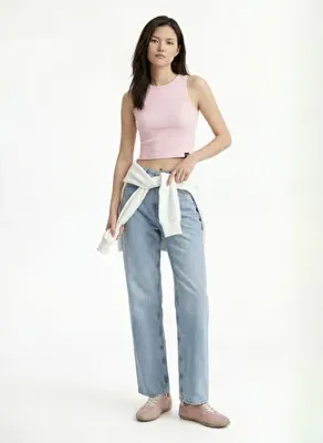 Jeep İndigo Kadın %100 Pamuk Regular Fit Denim Pantolon J5SL-PNT7095