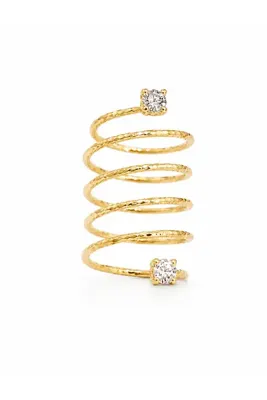 Vi store Çelik Gold Sarmal(Hande Erçel) Yüzük