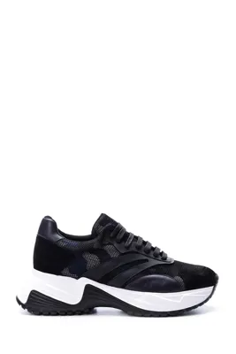 Derimod Erkek Yüksek Tabanlı Deri Sneaker