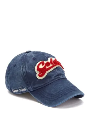 Golden Goose Mavi Logo Nakışlı Kadın Şapka