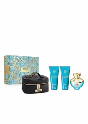 Versace Dylan Turquoise Edt 100 ml + Shower Gel 100 ml + Body Lotion 100 ml + Çanta