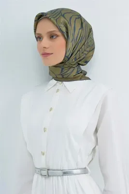 Armine Saf İpek Twill Eşarp 9511D 08
