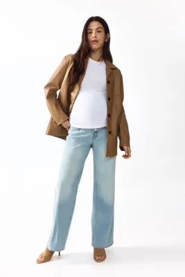 H&M MAMA Geniş Kot Pantolon