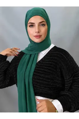 ALDAIYR Hazır Pratik Lüks Boru Boneli Şifon ŞaL BOA12354