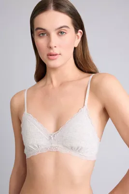 DeFacto %100 Pamuk Dantel Detaylı Çıkarılabilir Kap Çıkarılabilir Pedli Balensiz Açık Bralet G7762AX26SP