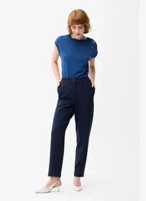 Love My Body Beli Lastikli Gabardin Pantolon