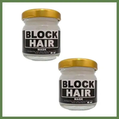 Bezos Block Hair Saçlarınıza Derinlemesine Bakım Ve Canlılık Maskesi Kremi 40 Ml X 2 Adet Hb006