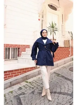 Bwest TRENÇKOT - LACİVERT