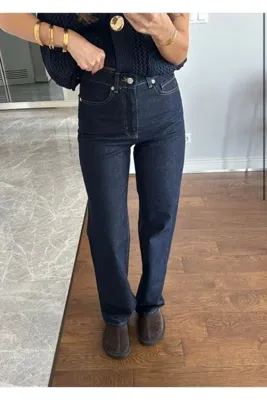 Niceboutique Yüksek Bel Straight Jean