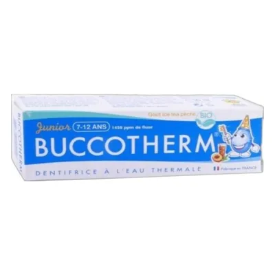 Buccotherm Junior Şeftali Buzlu Çay Aromalı 7-12 Yaş+ Diş Macunu 50 ml