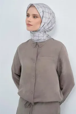 ARMİNE Saf İpek Twill Eşarp 9530D 08