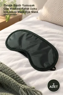 Yenilig 5 Adet Uyku Bandı – Elastik Bantlı Yumuşak Göz Maskesi Rahat Uyku İçin Sleep Mask Eye Mask