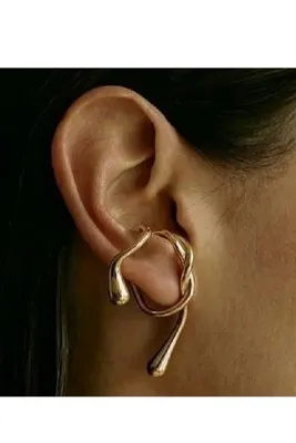 gaila design Tasarım Tekli Earcuff Sıkıştırmalı Küpe
