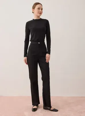 Benin Esnek Kumaşlı Basic Denim Pantolon - Siyah - Benin
