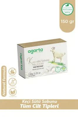 Agarta EL YAPIMI DOĞAL KEÇİ SÜTÜ SABUNU 150GR