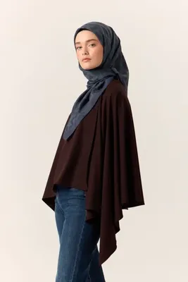 Silk Home Kadın Lacivert Petrol Mavi Viskon Velora Eşarp 161002-23