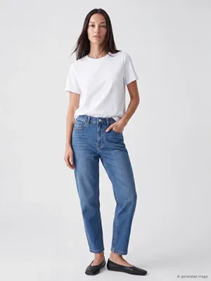 LCW EVERYDAY Yüksek Bel Slim Mom Kadın Jean Pantolon