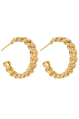 Dora Accessories Zincir Şeklinde Küpe