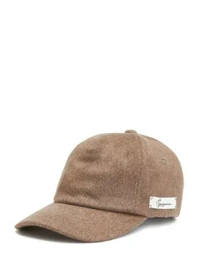 Jacquemus La Casquette Cavallo Kahverengi Kadın Yün Şapka