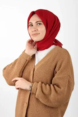 Aker Sport Kırmızı Angel Düz Eşarp
