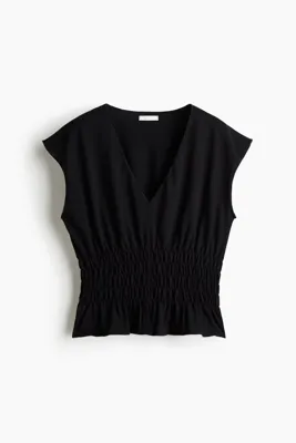 H&M Büzgülü ve Pamuklu Üst