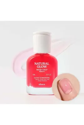Ohora Renkli Tırnak Güçlendirici ve Besleyici Vegan Bakım, Şeftali, 15 ml