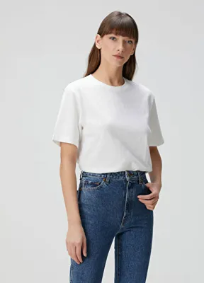 Khaite Mae Beyaz T-shirt