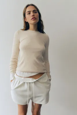 H&M Lastik Örgülü ve Uzun Kollu Üst