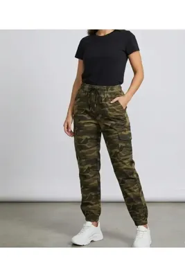 SOLİS MODA kadın kamuflaj pantolon