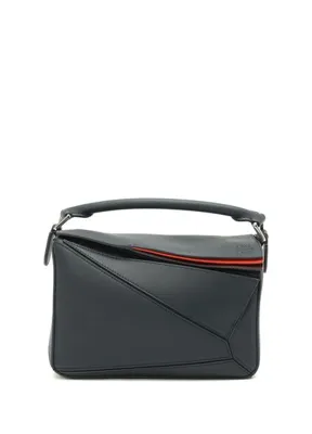 Loewe Smal Puzzle Lacivert Kadın Deri Çanta