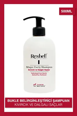 Reshell Kıvırcık Saçlar İçin Bukle Belirginleştirici Şampuan 500 ml