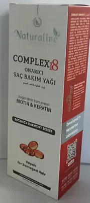 Naturaline Complex18 Onarıcı Saç Bakım Yağı 100 ml Biotin ve Keratin İçerikli