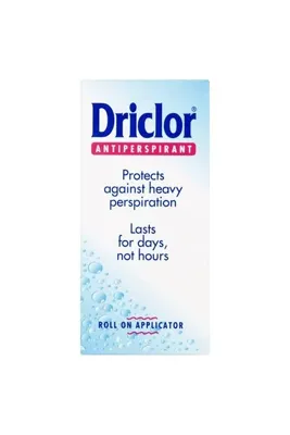 Genel Markalar Driclor Roll- Antiperspirant 20 ml Erkek Kadın İçin Terlemeye Karşı Etkili Pudrasız Formül