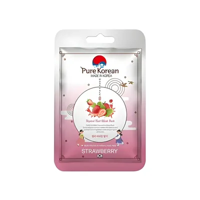 PURE KOREAN Multivitamin Strawberry Maske