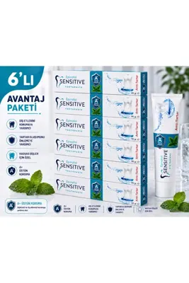 Epinafol Diş Macunu Sensitive 6 Lı Anti-tartar