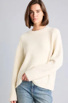 DeFacto Oversize Bisiklet Yaka Yün Basic Kazak