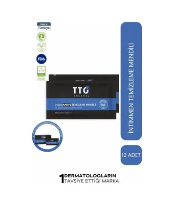 TTO Thermal Intimen Temizleme Mendili 12 Adet