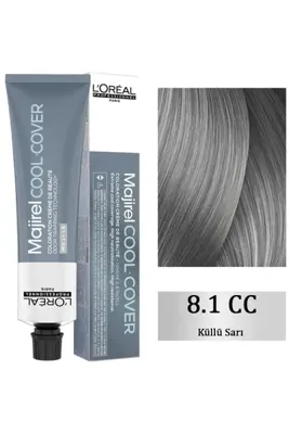 L'Oréal Professionnel Majirel 8.1 Koyu Sarı Küllü Saç Boyası Amonyaklı Krem Form